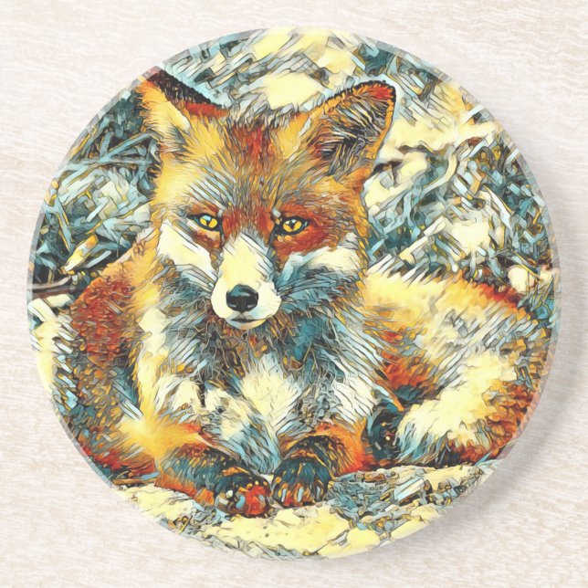 Porta-copos AnimalArt_Fox_003 (Frente)