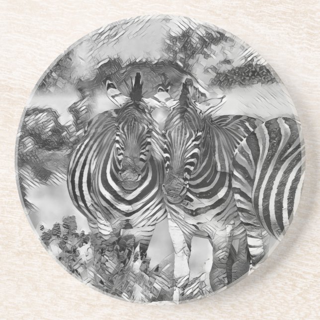 Porta-copos AnimalArtBW_Zebra_012 (Frente)