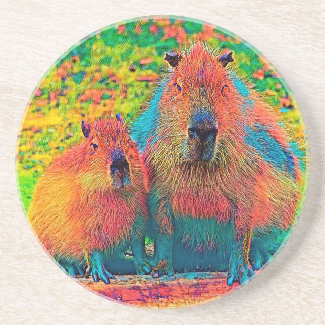 Porta-copos AnimalColor_Capybara_002 (Frente)