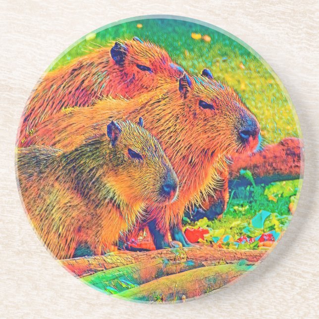Porta-copos AnimalColor_Capybara_003 (Frente)