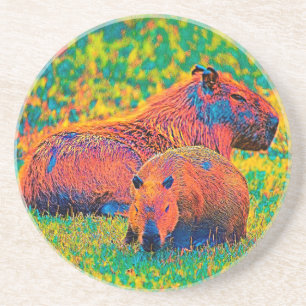 Porta-copos AnimalColor_Capybara_006
