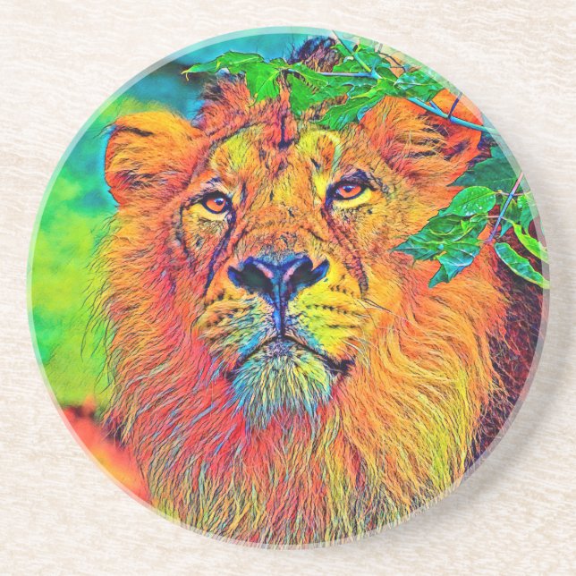 Porta-copos AnimalColor_Lion_001 (Frente)