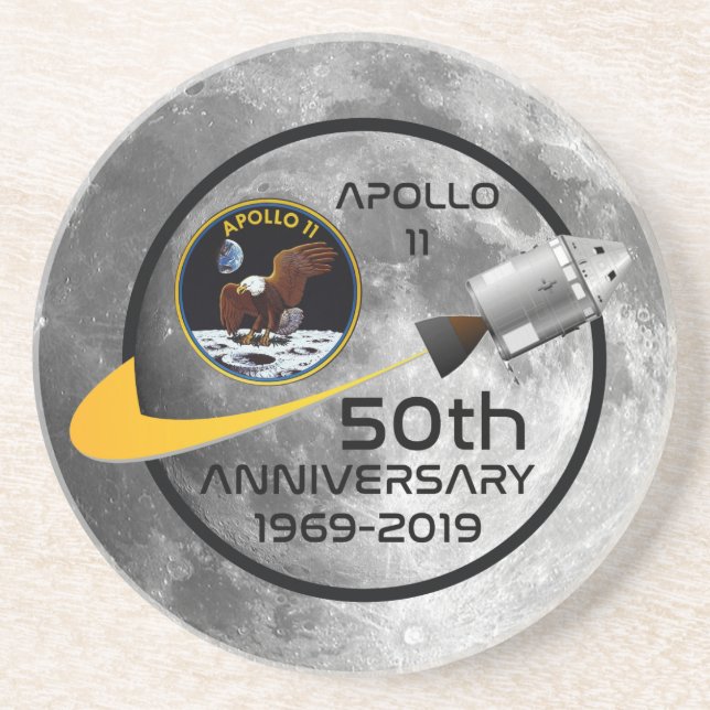 Porta-copos Aniversário de Apollo 11 50th (Frente)