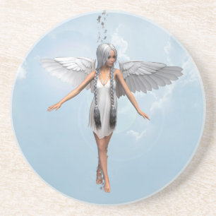 Porta-copos Anjo Branco