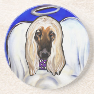 Porta-copos Anjo do Afghan Hound