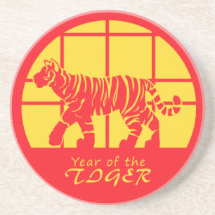 Porta-copos Ano do Tigre 
