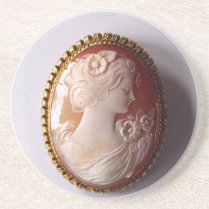 Porta-copos Antique Cameo