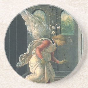 Porta-copos Anúncio (detalhe do anjo) de Sandro Botticelli