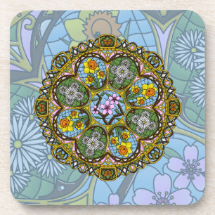 Porta copos ao quadrado primavera Nouveau