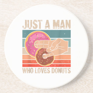 Porta-copos Apenas Um Homem Que Ama As Rosquinhas 2 No Pinky 1