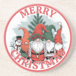 Porta-copos Apoio de Natal Gnomos