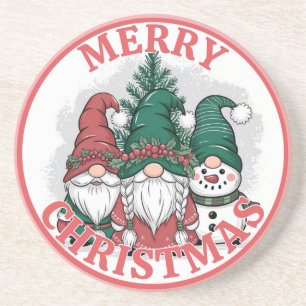 Porta-copos Apoio de Natal Gnomos