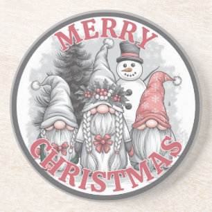 Porta-copos Apoio de Natal Gnomos