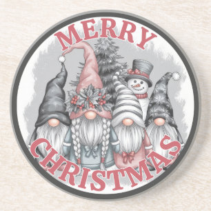Porta-copos Apoio de Natal Gnomos