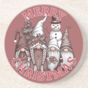 Porta-copos Apoio de Natal Gnomos
