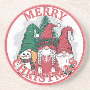 Porta-copos Apoio de Natal Gnomos