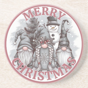 Porta-copos Apoio de Natal Gnomos