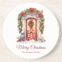 Apoio de Porta de Natal Vintage