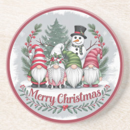 Porta-copos Apoios de Natal Gnomos