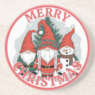 Porta-copos Apoios de Natal Gnomos