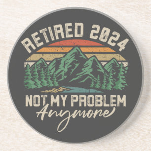 Porta-copos Aposentado 2024 Não É Meu Problema Mais Retirada