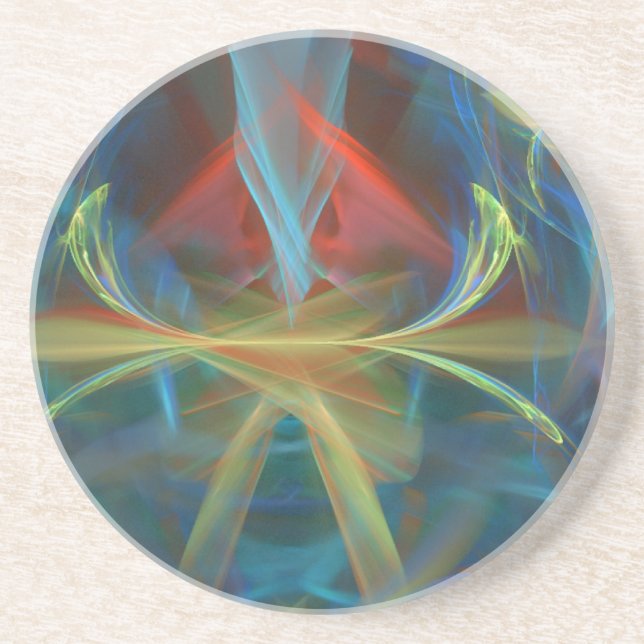 Porta-copos Arco-íris inclinado (Frente)