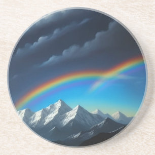 Porta-copos Arco-íris no céu