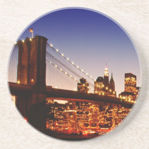 Porta-copos Arquitectura da cidade de New York com a ponte
