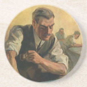 Porta-copos Arquiteto de Negócios Vintage e Plantas Baixas de 