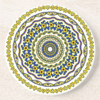 Porta-copos art meditation mandala coaster