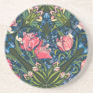 Porta-copos Art Nouveau Tulip Garden Colorido