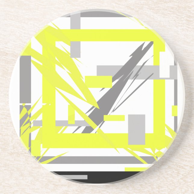 Porta-copos Arte abstrata de energia poderosa (Frente)