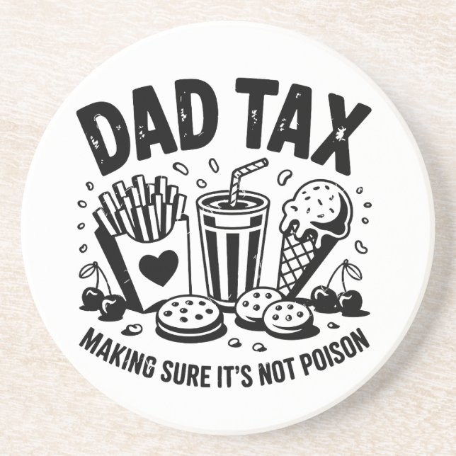 Porta-copos Arte De Invólucro Afetada Com Imposto Sobre O Pai  (Frente)