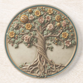 Porta-copos Árvore da vida de William Morris Vintage pré-rafae