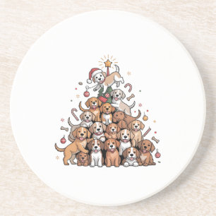 Porta-copos Árvore de Natal Cachorro Cachorro Xmas Cachorro