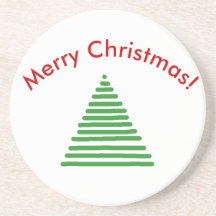 Porta copos - Árvore Estilizada com Texto Curvo