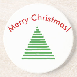 Porta copos - Árvore Estilizada com Texto Curvo