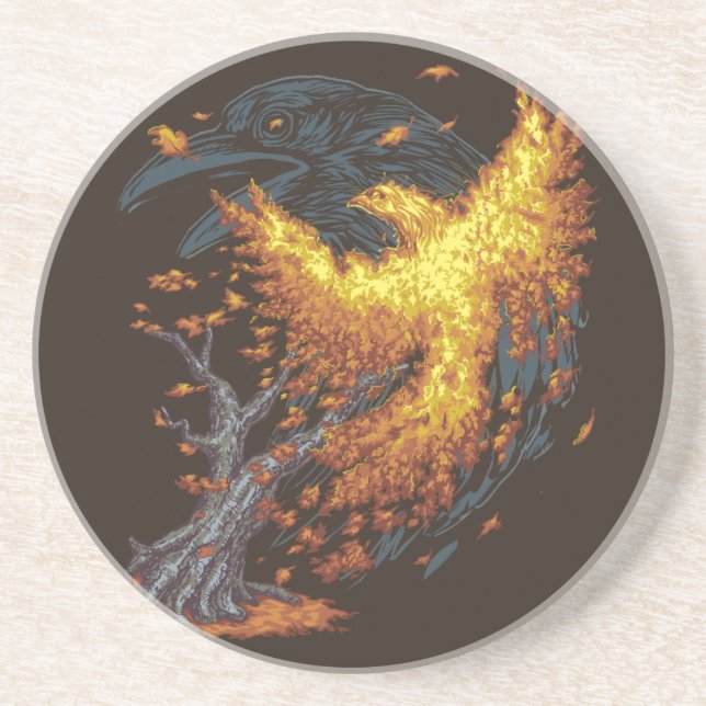 Porta-copos Ascensão de queda (Frente)