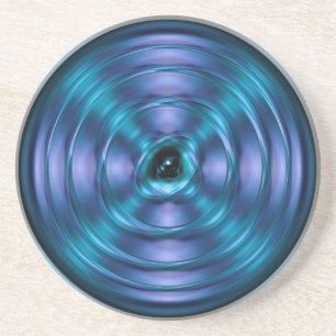 Porta-copos Atomo de fiação azul