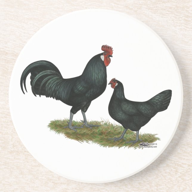 Porta-copos Augsburger Chickens (Frente)