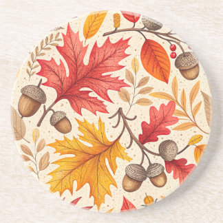 Porta-copos Autumn Harmony: Um Padrão Colorido de Queda