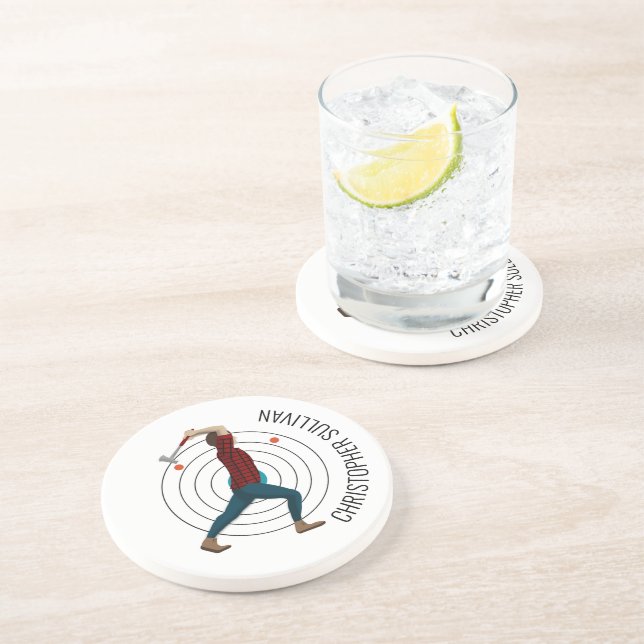 Porta-copos Ax Throwing (Lateral)