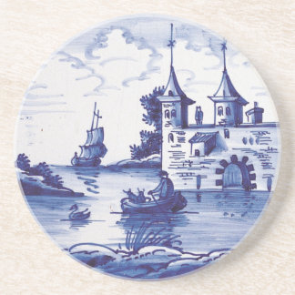 Porta-copos Azulejo azul tradicional holandês