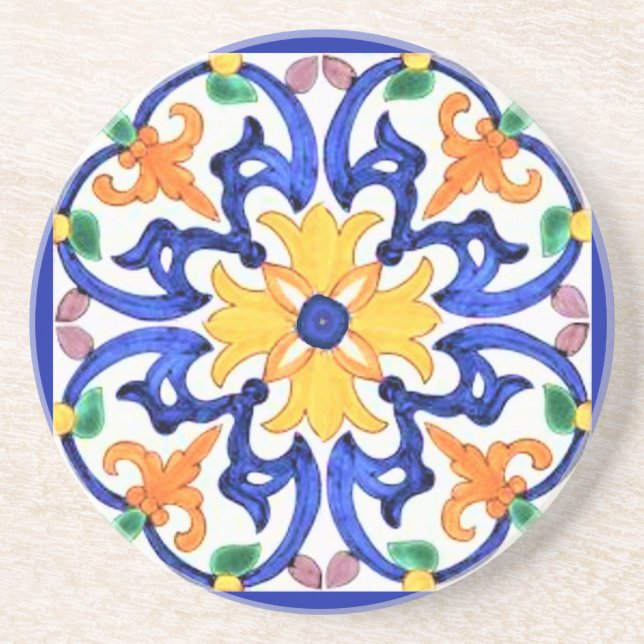Porta-copos Azulejo Talavera (Frente)