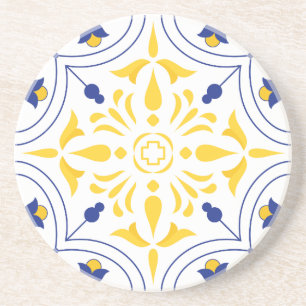 Porta-copos Azure Bloom Cross Yellow