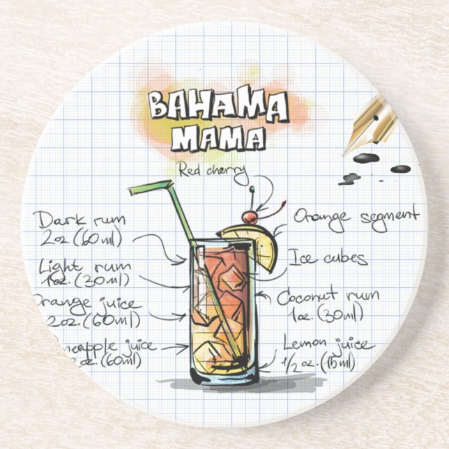 Porta-copos Bahama Mama (Frente)