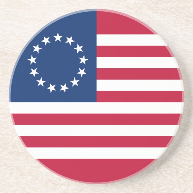 Porta-copos Bandeira Americana Betsy Ross (Frente)