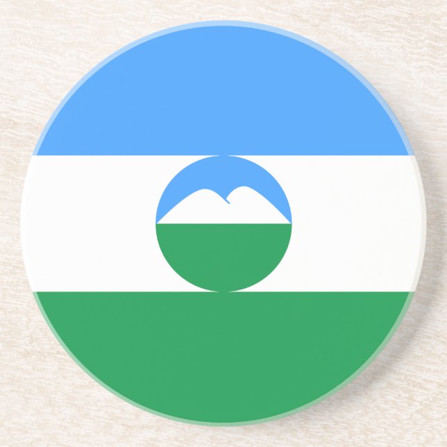 Porta-copos Bandeira da Cabárdia-Balcária (Frente)