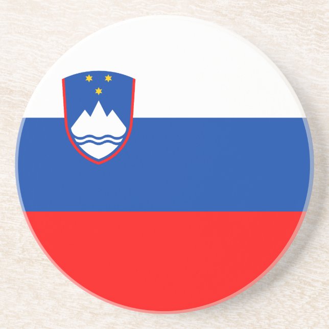 Porta-copos Bandeira da Eslovênia (Frente)