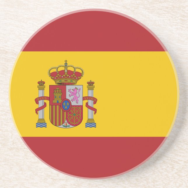 Porta-copos Bandeira da Espanha (Frente)